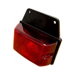FAROL LATERAL RECTANGULAR CON BASE, ROJO