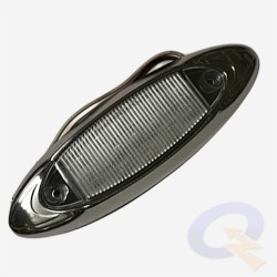 FAROL OVALADO LED 12V 170x55mm, AZUL