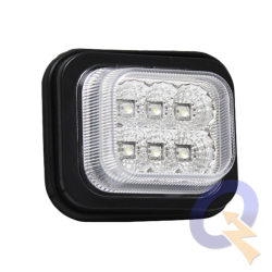 FAROL TRASERO BIVOLTAJE  6 LED,10 x8.5x3.5 cm,BLCO