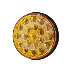 REPUESTO FAROL RANDON BIVOLTAJE 5', 21 LED, AMBAR