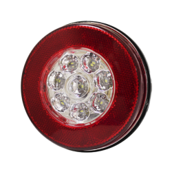 REPUESTO FAROL RANDON BIVOLTAJE 5',21 LED,ROJO/BLC