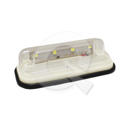 FAROL PATENTE BIVOLTAJE 4 LED, TRANSPARENTE