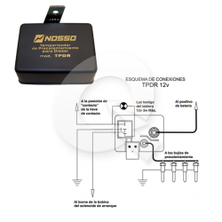 TEMPORIZADOR, PRECALENTAMIENTO BUJIAS, 12V