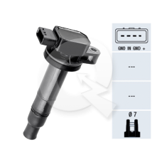 BOBINA ENCENDIDO, TOYOTA, COROLLA, YARIS, PRIUS