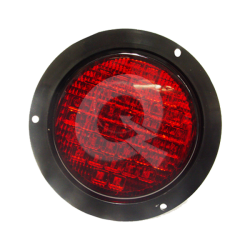 FAROL BIVOLTAJE 4', 40 LED, BASE APERNADA, ROJO