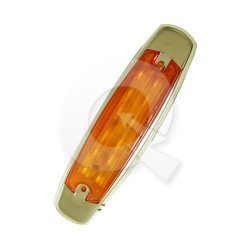 FAROL LATERAL BIVOLTAJE 12 LED 16x4x2,5 cms, AMBAR
