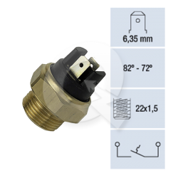 TERMOSWITCH, FIAT , 82º-72º