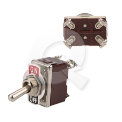 INTERRUPTOR METALICO 12V-24V,6A,250VAC, ON/OFF