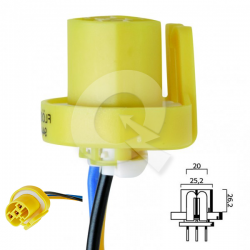 SOQUETE HALOGENO HB1, HB5 9004, 9007,FLOSSER