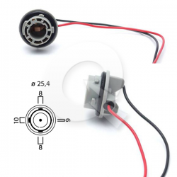 SOQUETE AMPOLLETA (1C/DC) (BAU15S),FLOSSER
