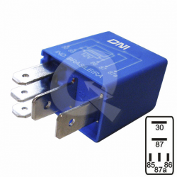 RELAY MINI INVERSOR 12V 20/10A,C/RESIST. USO GRAL