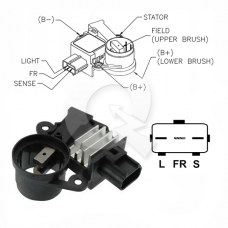 REGULADOR 12V, FORD, EXPEDITION, RANGER, MAZDA