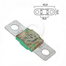 FUSIBLE TIPO EUROPEO BF1, 40A , VERDE