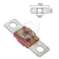 FUSIBLE TIPO EUROPEO BF1, 125A, ROSADO