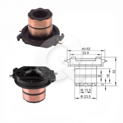 COLECTOR ALTERNADOR, DAEWOO, HYUNDAI, KIA