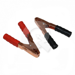 PINZA DE BATERIA 150A-250A, ROJO/NEGRO, PAR