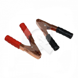 PINZA DE BATERIA 60A-120A, ROJO/NEGRO, PAR