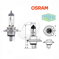 AMPOLLETA, H4, P43T, 24V, 70/75W,  TRIFA