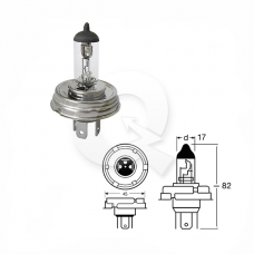 AMPOLLETA, H4, P45T, 12V, 100/80W, BRM