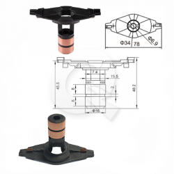 COLECTOR ALTERNADOR MARELLI, FOCUS, PALIO