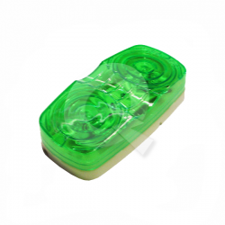 FAROL LATERAL BIVOLTAJE CON CANAL, 10 LED, VERDE