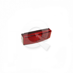 FAROL LATERAL RECT. BIVOLTAJE 4 LED,110x38 mm,ROJO