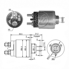 SOLENOIDE 12V, FIAT, LADA, SAMARA