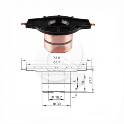 COLECTOR ALTERNADOR VALEO