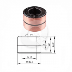 COLECTOR ALTERNADOR BOSCH, M.BENZ, FIAT, FORD
