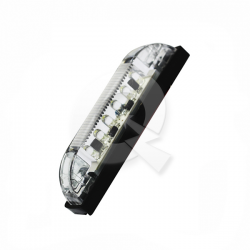FAROL LATERAL BIVOLTAJE 6 LED,100x20x22,BLANCO