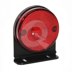 FAROL LATERAL BIVOLTAJE 4 LED, 10.5x8.4 cms, ROJO