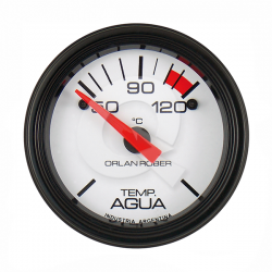 MARCADOR TEMP.AGUA,ELECTRICO 12V, 50-120°,BLANCO