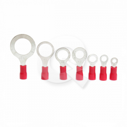 TERMINAL DE OJO 3/8' (10.5mm), 22-16 AWG, ROJO