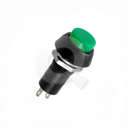 BOTON PULSADOR 2T, VERDE, NORMAL ABIERTO