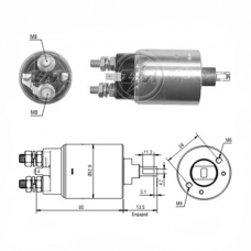 SOLENOIDE 12V, NISSAN, D21, TERRANO, IZUSU, NKR