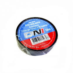 CINTA AISLANTE ADHESIVA 19mm x 10mts, NEGRA