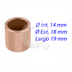 BUJE BRONCE GRAFITADO, N°1205, 14x18x19 mm