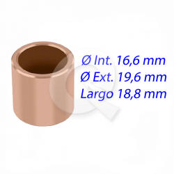 BUJE BRONCE GRAFITADO, N°210, 16.6x19.6x18.8 mm