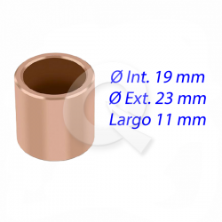 BUJE BRONCE GRAFITADO, N°222, 19x23x11 mm