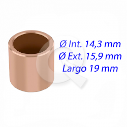 BUJE BRONCE GRAFITADO, Nº401, 14.3x15.9x19 mm