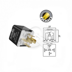 RELAY INVERSOR, 24V 10/20A, 5T, FLOSSER