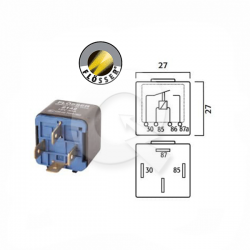 RELAY,24V 20A, 4T, USO GENERAL, FLOSSER