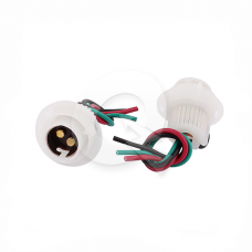 SOQUETE UNIVERSAL 2 CONTACTO (BAY15D), PLASTICO