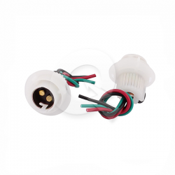 SOQUETE UNIVERSAL 2 CONTACTO (BAY15D), PLASTICO