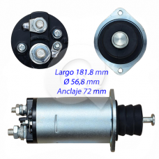 SOLENOIDE 24V, KOMATSU, PERKINS, 2 AMARRAS