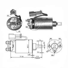 SOLENOIDE 12V, NISSAN, PULSAR, SENTRA, SUNNY