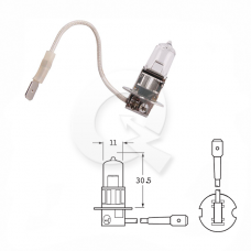 AMPOLLETA, H3, 24V, 100W, BRM