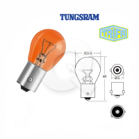 AMPOLLETA GLOBO 12V 21W (BAU15s), AMBAR, MICHIBA