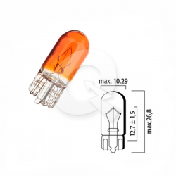 10 X WY5W MAXGEAR 12V 5W T10 Sockel W2,1x9,5d Blinkerbirnen Orange Für Audi