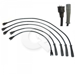 JUEGO CABLE BUJIA, UNIVERSAL, 4 CILINDROS